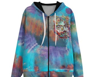 Jerry Garcia Grateful Dead Cotton Zip Hoodie