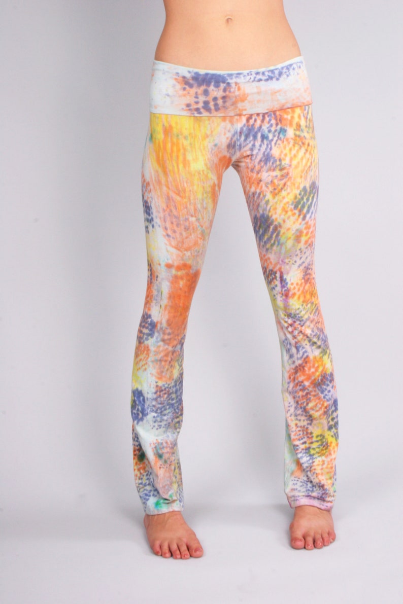 Tangerine Dream Yoga Pants Etsy