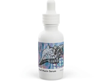 Snail Mucin Facial Serum, 1oz Shell