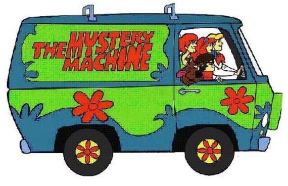 Scooby-Doo Gar/çon Mystery Machine Sweat /À Capuche