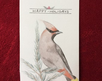 Hand painted christmas cards | Etsy