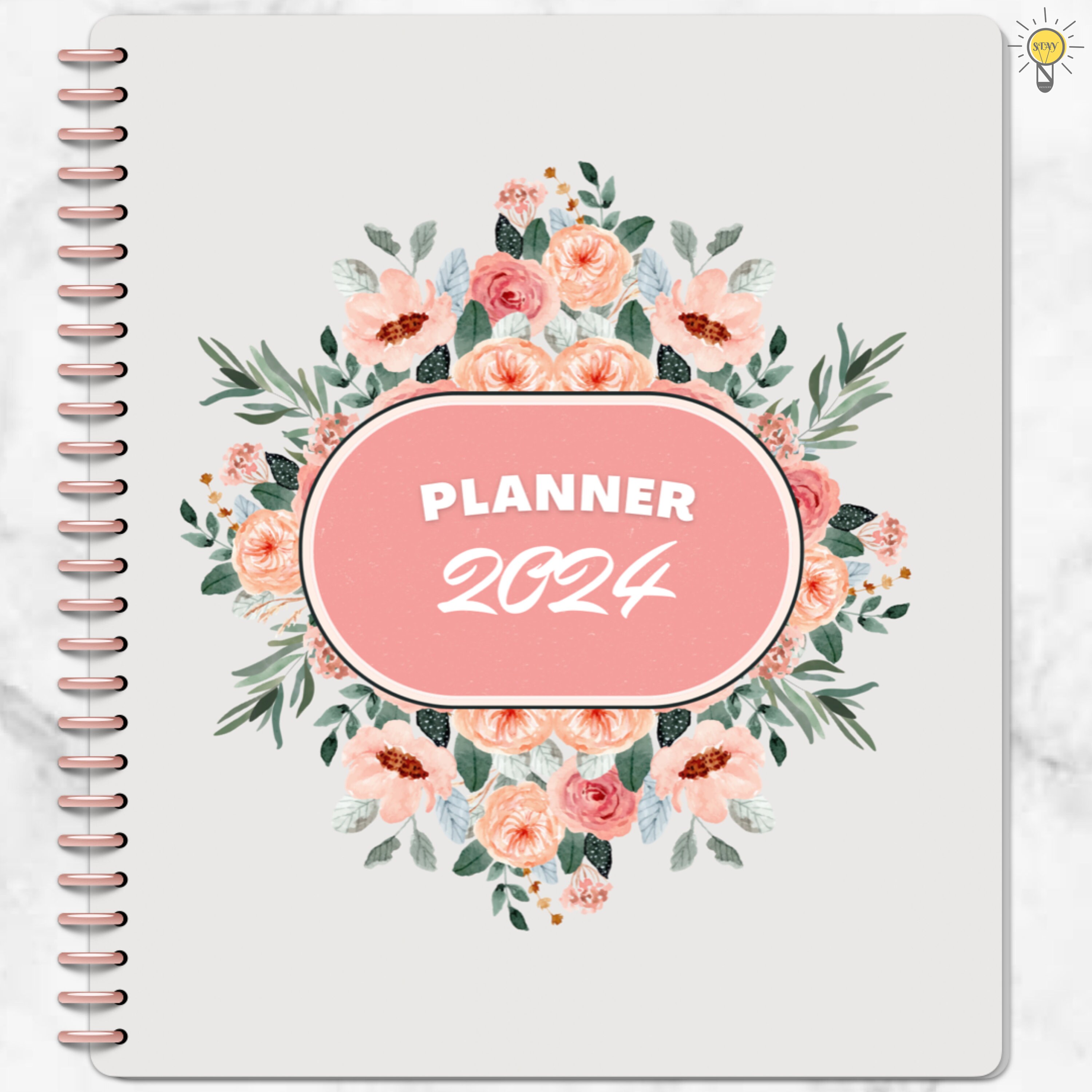 Digital Binder Rings, Coils, PNG SVG Goodnotes, for Planners Books ...