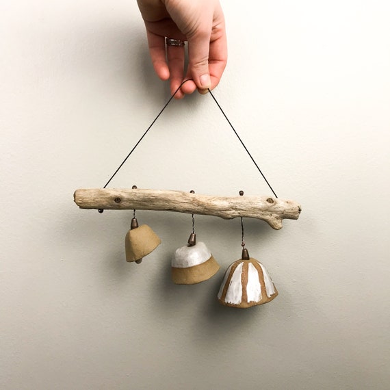 driftwood hanging bell driftwood hanging bell
