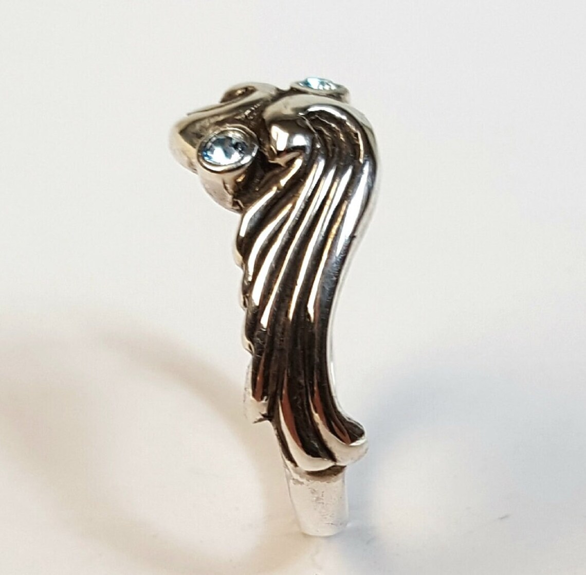 Angel Wings Ring Angel Wings Sterling Silver Ring Sterling Etsy