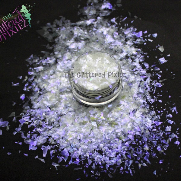 VIOLET REFLECT Shardz Irregular glitter Fun Loose Glitter for Nail art Hair Face Body Tumblers Craft supply Resin supply Freshie Glitter