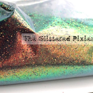 SIRENS SONG Grün - Kupfer feiner Glitter Loser Glitzer für Nailart, Gesicht, Körper, Haare, Kunstharz, Kunstharz, Freshie Glitter