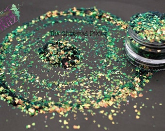 SIRENS SONG color shift Shardz Irregular glitter Fun Loose Glitter for Nail art Hair Face Tumbler Craft supply Resin supply Freshie Glitter