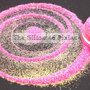 PINK LEMONADE-  pink fine .3mm glitter - Loose glitter for nail art, face, body ,hair, tumblers, craft supply, resin supply, freshie glitter