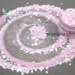 PINK N' PRETTY BARBIE Pink glitter mix Super Cute Fun Loose Glitter for Nail art Hair Face Tumbler Craft supply Resin supply Freshie Glitter