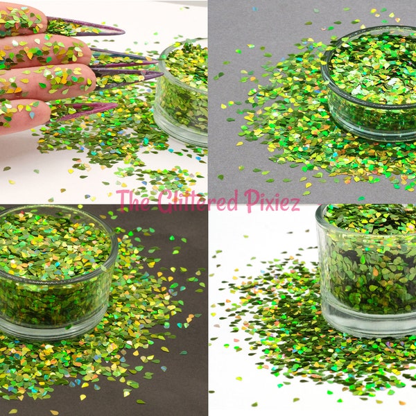 ACID RAIN DROP shape Glitter 3mm holographic Loose Glitter for Nail art Hair Face Fun Body Craft supply Resin supply Freshie Glitter