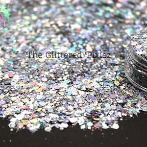 Mélange de paillettes HELL YEAH HOLO, paillettes en vrac super scintillantes et amusantes pour nail art, cheveux, visage, corps, gobelets, fournitures artisanales, fournitures de résine, paillettes fraîches