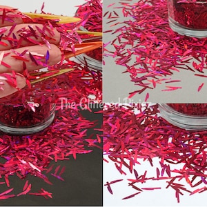 C'est un couteau rose en forme de paillettes holographiques amusantes pour Halloween, des paillettes lâches pour le nail art, des gobelets pour le visage et les cheveux, un approvisionnement en résine, des paillettes fraîches