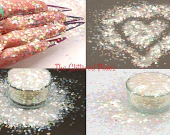 CHASING RAINBOWS 2MM Mermaid / Dragon scale glitter Fun Loose Glitter for Nail art Hair Face Tumblers Craft & Resin supply Freshie Glitter
