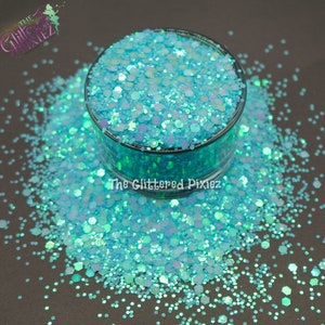 Mélange de paillettes phosphorescentes GOSSAMER GLOW, amusantes et lâches pour nail art, cheveux, visage, corps, gobelets, fournitures artisanales, fournitures de résine, paillettes fraîches