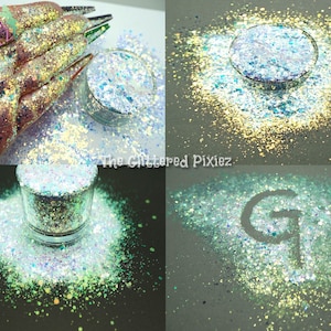 GLINDA glitter mix Super Sparkly shiny Fun Loose Glitter for Nail art Hair Face Body Tumblers Craft supply Resin supply Freshie Glitter