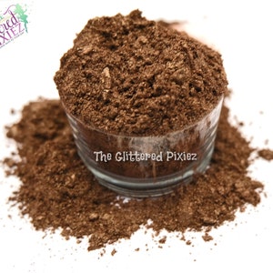 BROWN MICa Fun Shimmery natural mica powder for Nail art Slime Making Mold Making Craft supply Resin supply Freshie coloring