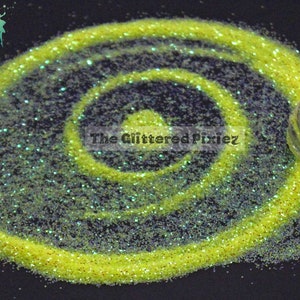 TAXI! yellow Iridescent fine glitter Bright Fun Loose Glitter for Nail art Hair Face Body Tumblers Craft supply Resin supply Freshie Glitter