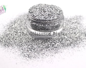 STONEY PATH grigio / grigio .4 MM Glitter Fun Glitter sciolto per nail art Capelli Viso Corpo Bicchieri Forniture artigianali Forniture in resina Freshie Glitter
