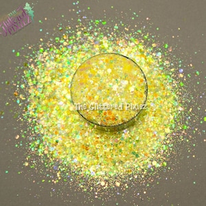 SUNSHINE Mix di glitter a scaglie di sirena/drago Divertenti glitter sciolti per nail art, capelli, viso e corpo, bicchieri, materiale per l'artigianato, resina, glitter Freshie