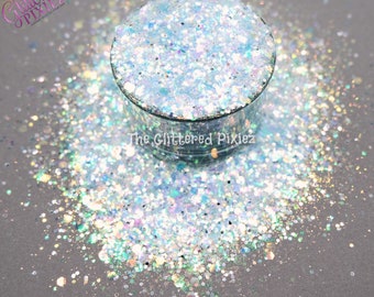 ELLIANNA Mermaid / Dragon scale glitter mix Fun Loose Glitter for Nail art Hair Face Body Tumblers Craft supply Resin supply Freshie Glitter