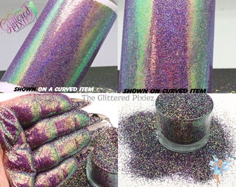 CESARE fein Color Shift holo glitter Funkelnd Spaß Lose Glitzer 4 Nailart Haare Gesicht Körper Becher Kunstharz Versorgung Freshie Glitter