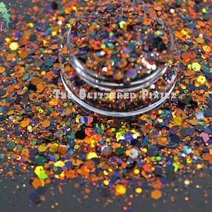 Des bonbons ou un sort pour Halloween, paillettes en vrac pour nail art, cheveux, visage, amusement, corps, verres, fournitures pour travaux manuels, fournitures en résine, paillettes fraîches