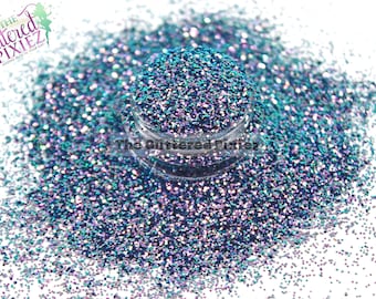 FIAMETTA - Blue  to Purple fine (Color Shifting) Glitter  Loose glitter for nail art, face, craft supply, resin supply, freshie glitter...