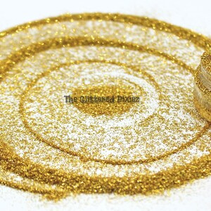 BRIGHT GOLD - Metallic extra fine glitter Loose Glitter for Nail art Hair Face Fun Body Tumblers Craft supply Resin supply Freshie Glitter