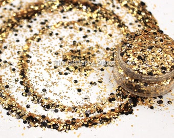 THE RITZ - Supersöt glittrig glittermix - Löst glitter för nagelkonst Hår Ansikte Kul Kropp Tumblers Hantverksmaterial Resinmaterial Freshie Glitter