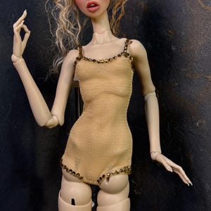 Rhinestone Mesh Bodysuit for Popovy Sisters Doll (Body Type 2–4)