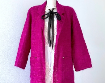 Vintage 90's CHANEL Mohair Coat