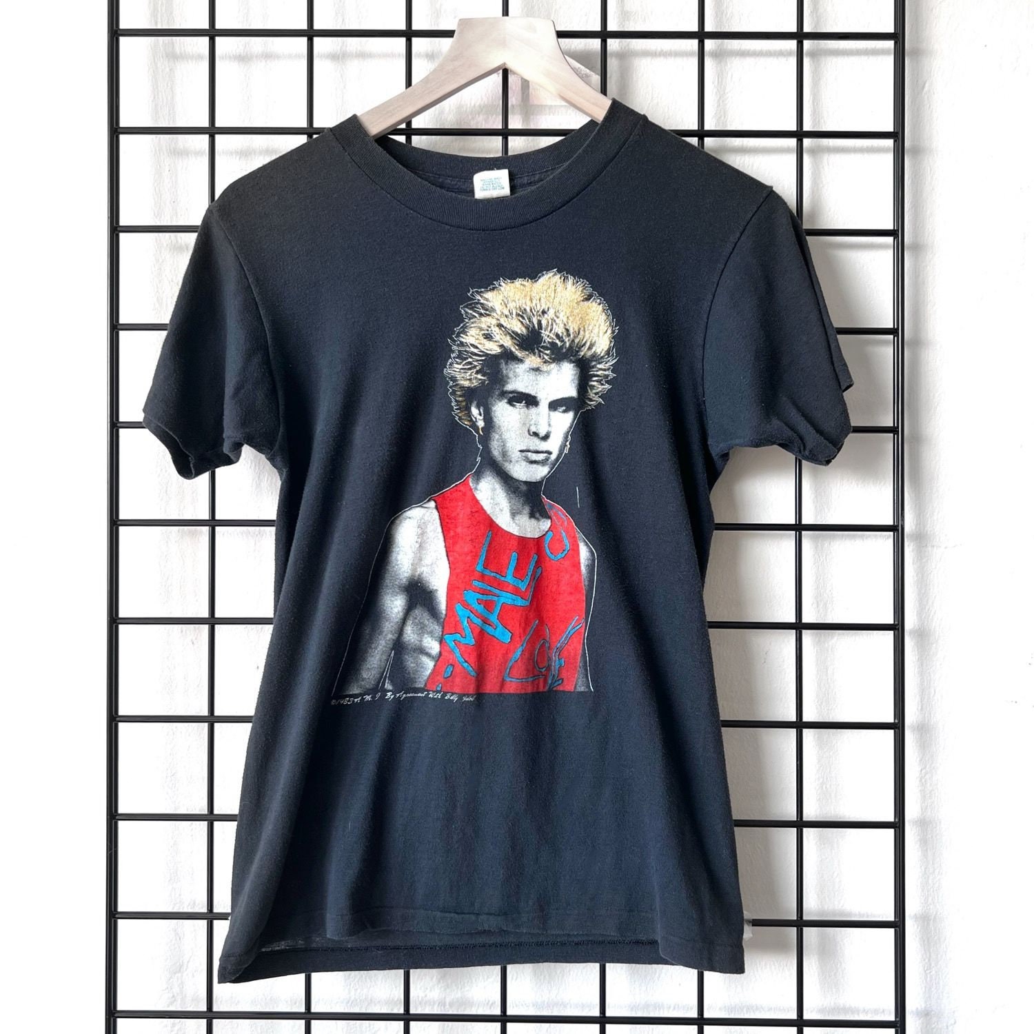 Billy Idol - Ladies Pink Gradient T-Shirt