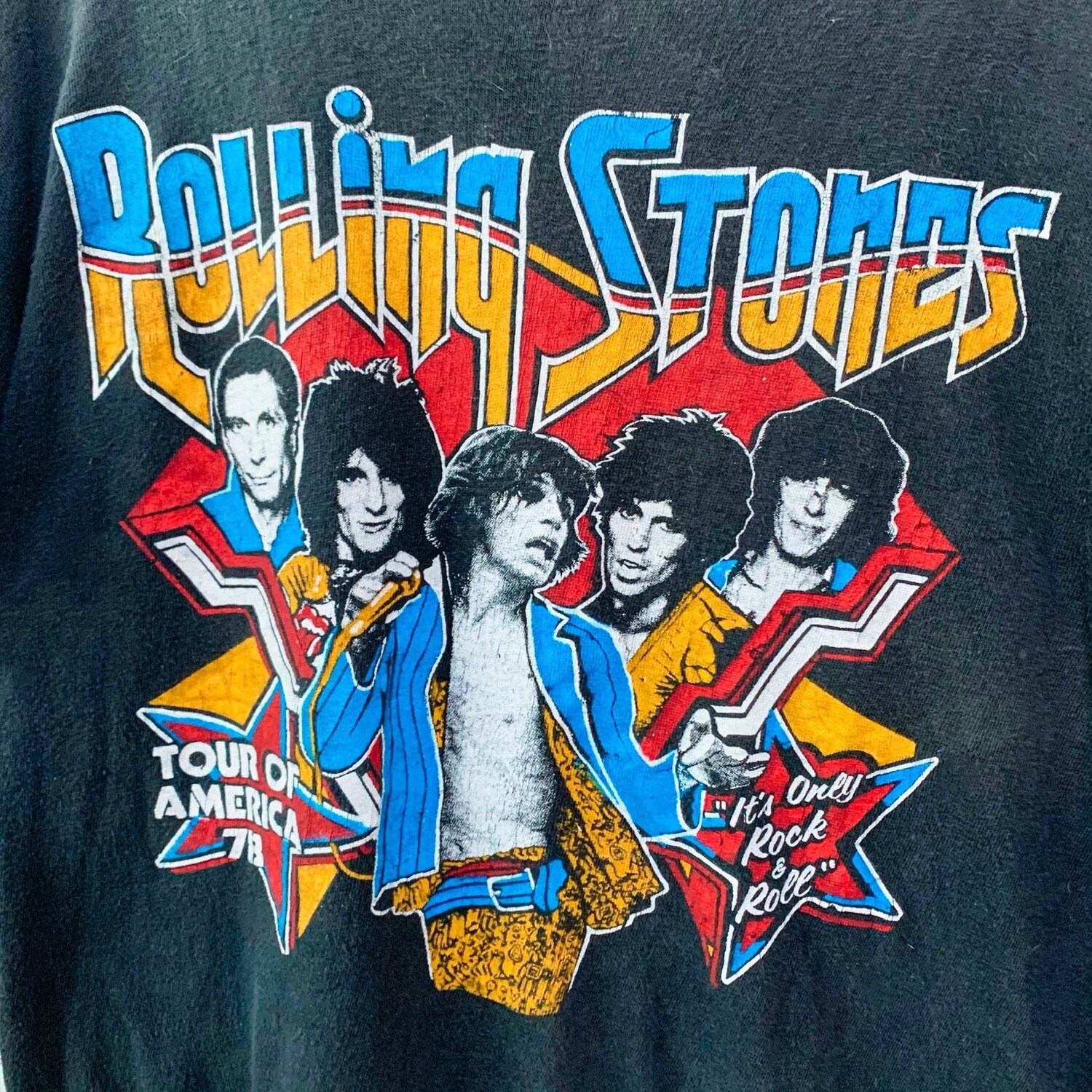 ヴィンテージ 1978 ローリング ストーンズ ツアー オブ アメリカ