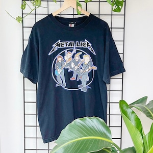 Vintage 2000 Metallica Tony Squindo Karikatuur T-shirt