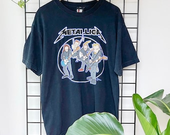 Vintage 2000 Metallica Tony Squindo Caricature T-Shirt
