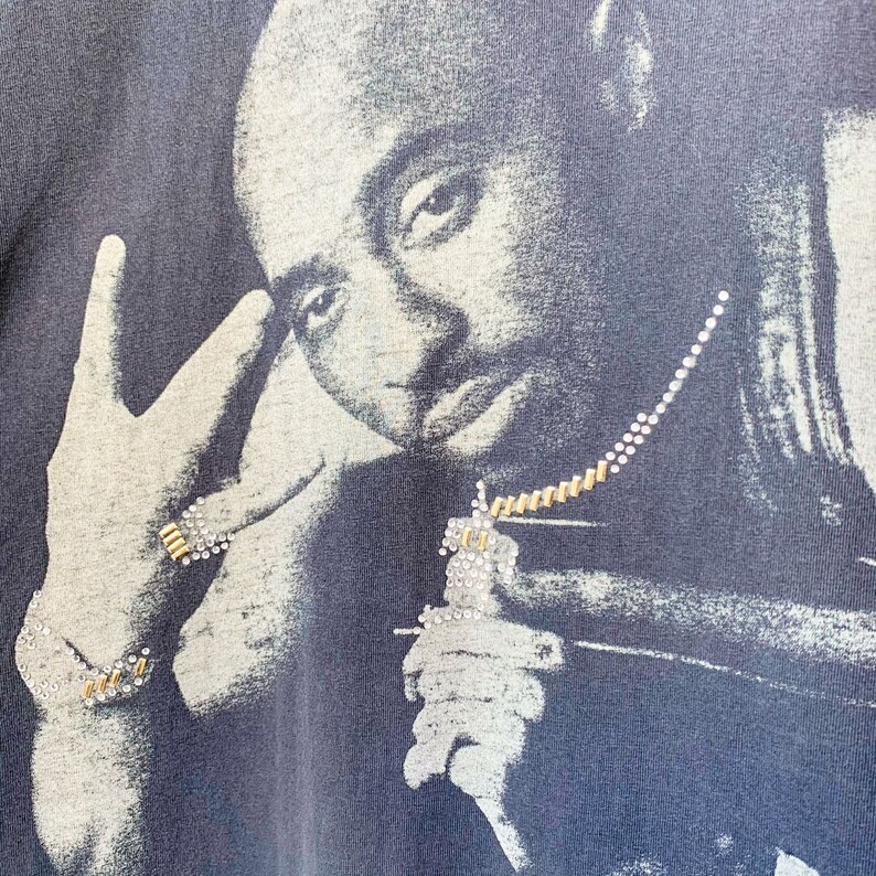 Vintage 2000s Tupac Death Row T-Shirt image 4