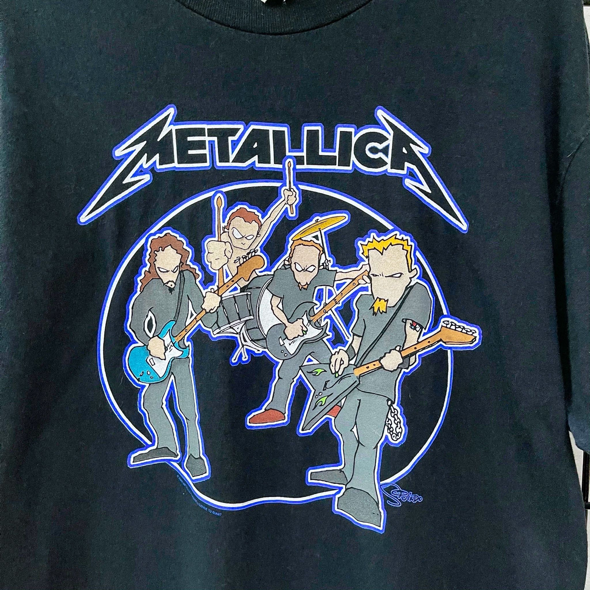 Vintage 2000 Metallica Tony Squindo Caricature T-shirt - Etsy
