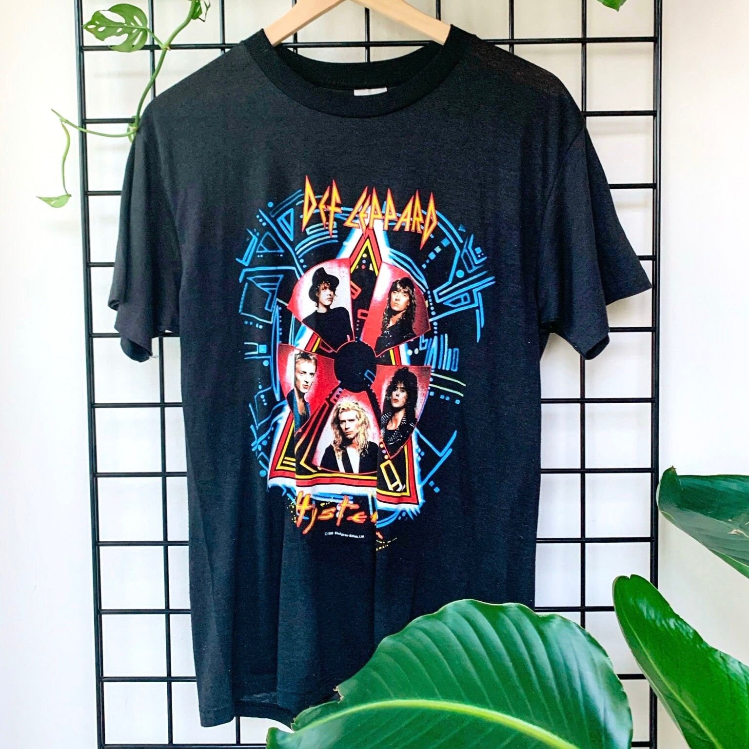 Vintage 1988 Def Leppard Hysteria Tour T-shirt - Etsy