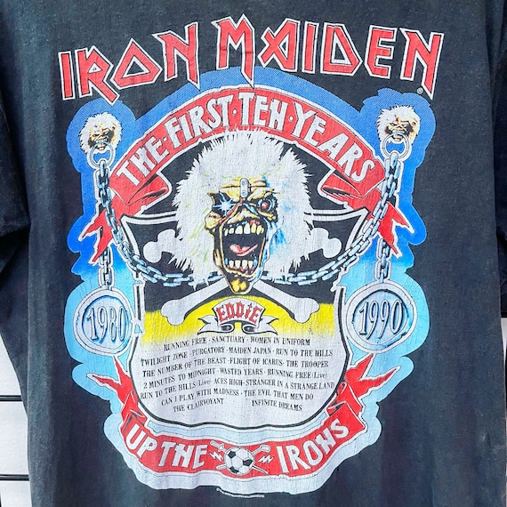 Vintage 1990 Iron Maiden First Ten Years 'Decenni… - image 3