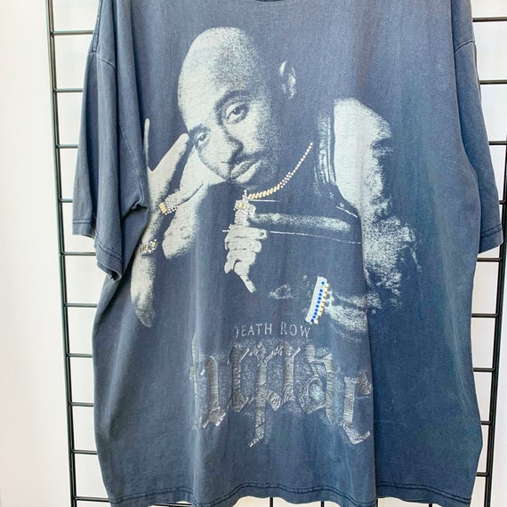 Vintage 2000s Tupac Death Row T-Shirt - image 3