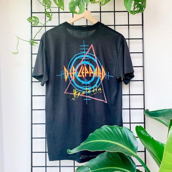 Vintage 1988 Def Leppard Hysteria Tour T-shirt - Etsy