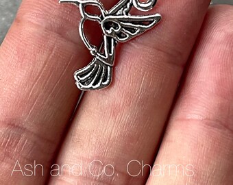 Swallow, bird Charms. Jewellery Making, Pendant, Charms. U.K. seller. X 5