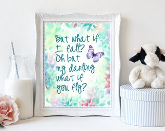But What If i Fall? - 8x10 Digital Printable Print