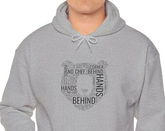 Bear Head, Chef Quotes, Unisex Heavy Blend™ Hooded Sweatshirt