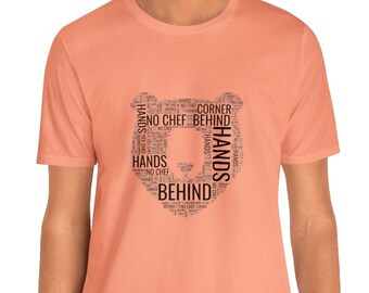 Bear Head, Chef Quotes Unisex Jersey Short Sleeve Tee