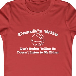 Basketball Coach&#39;s Wife Women&#39;s Favorite Tee