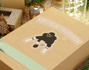 Football Offensive Lineman Kiss-Cut Stickers