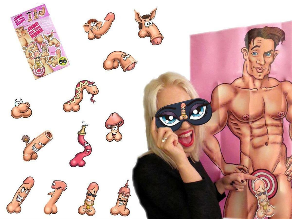 Pin The Junk On The Hunk, Ladies Night In Supplies, Hen Party, Blindf…