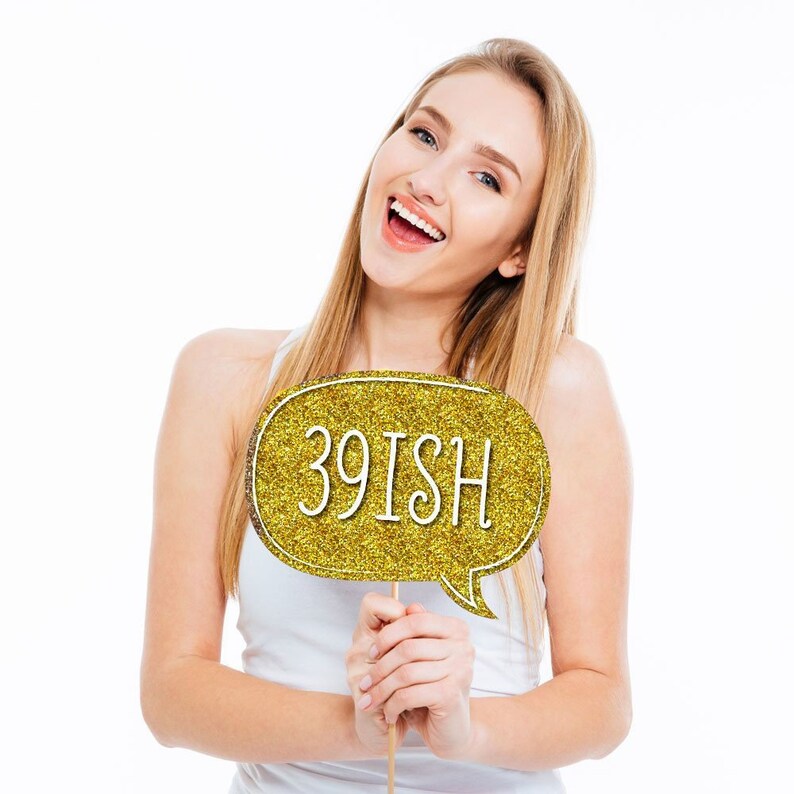 20 Pack 40th Birthday Photo Props Birthday Photo Booth Props Birthday Party Photo Props Selfie Props Birthday Props 40th Birthday Party