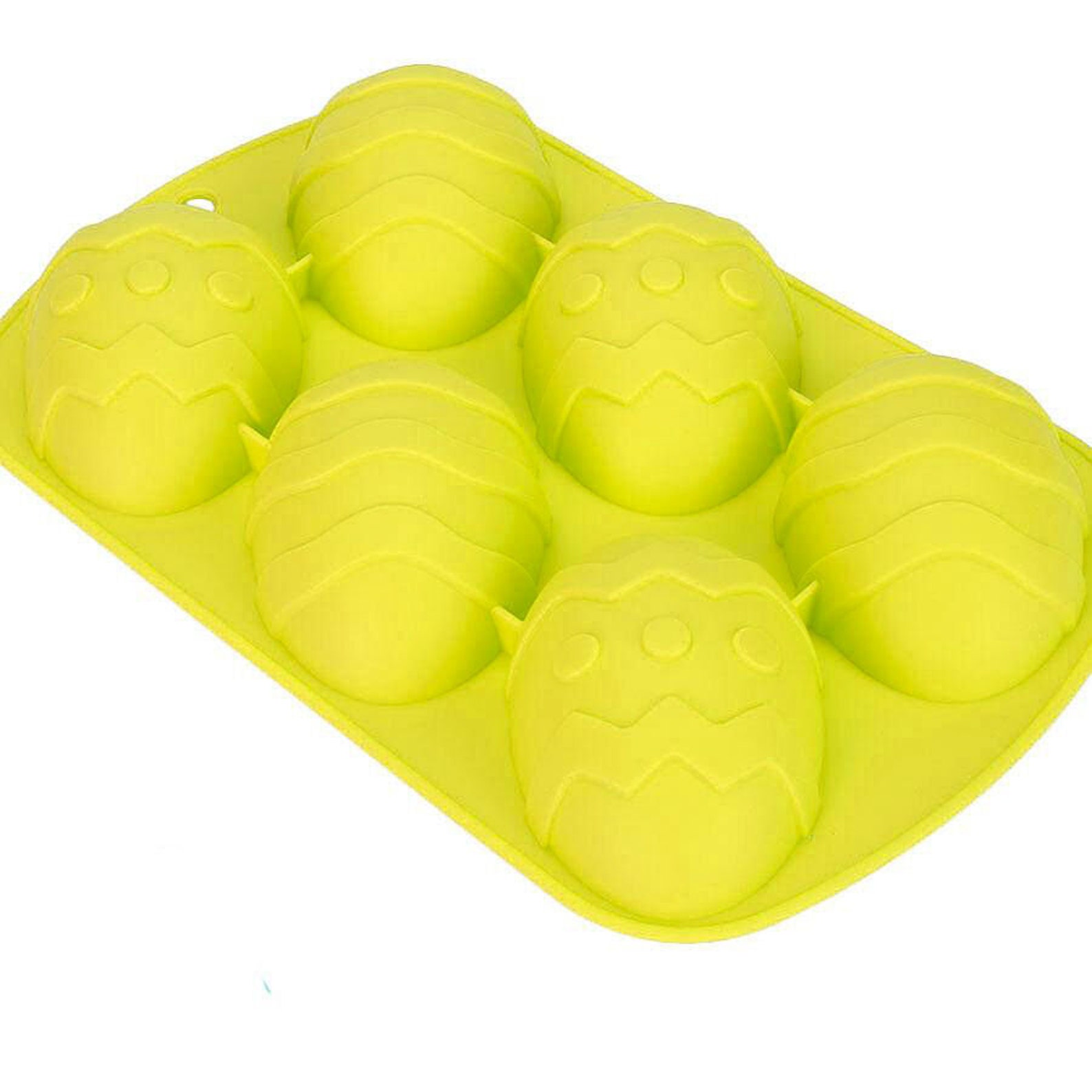 Easter Egg Mold Tray Blue/Green/Pink/Yellow Non Stick Silicone Etsy
